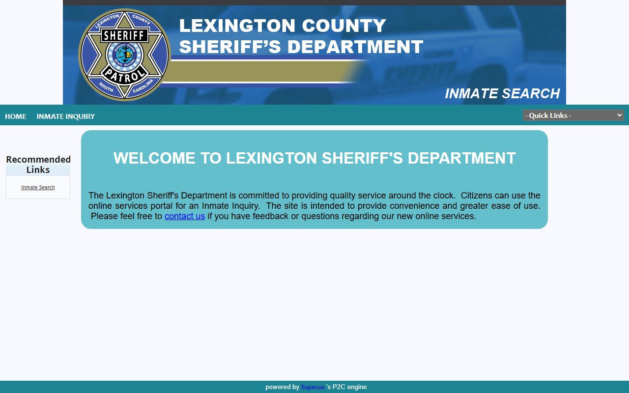 Lexington County inmate search for felony arrest records
