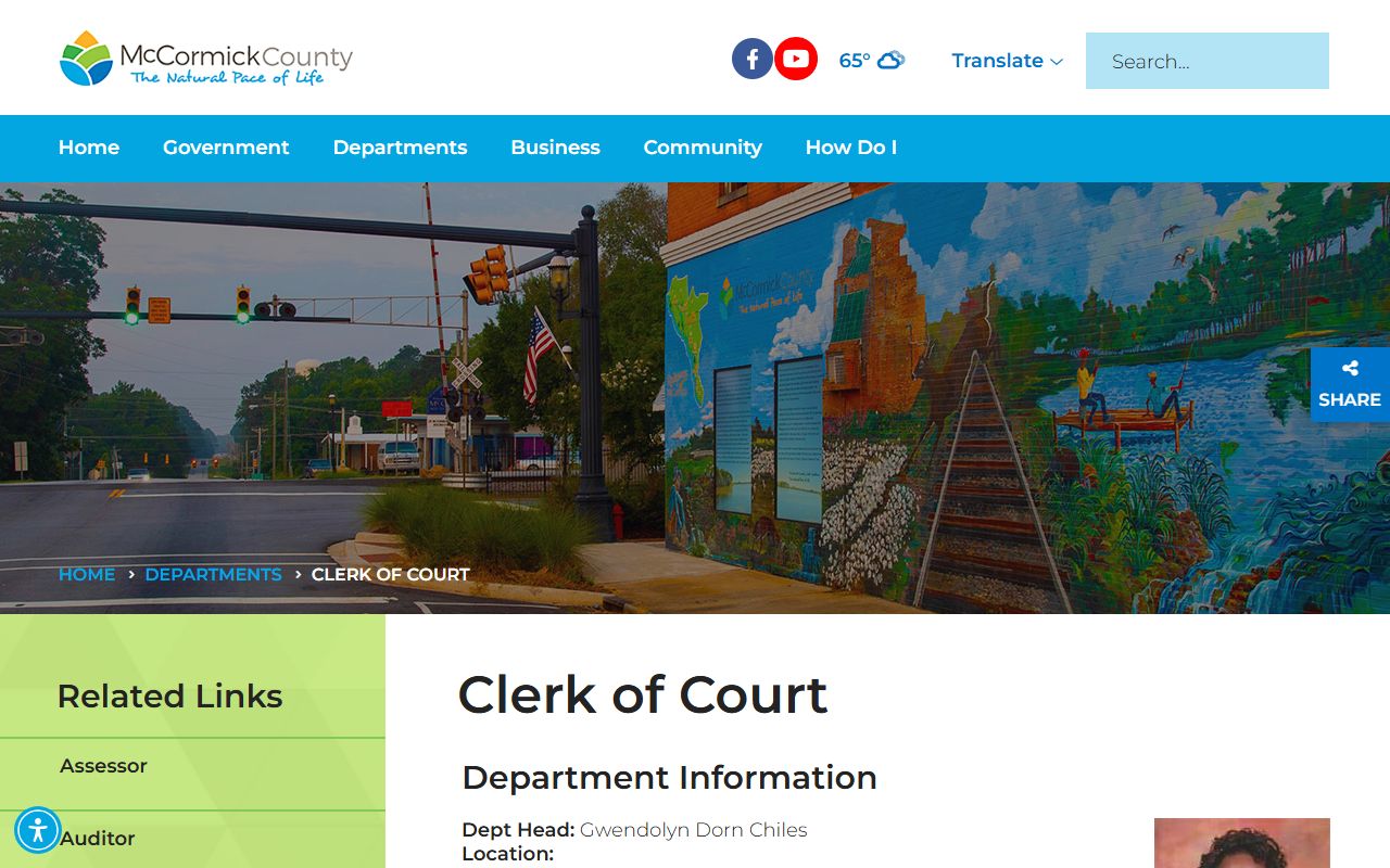McCormick County Clerk of Court for felony records access